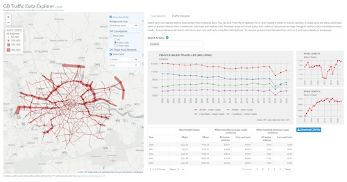 Introducing the GB Traffic Data Explorer